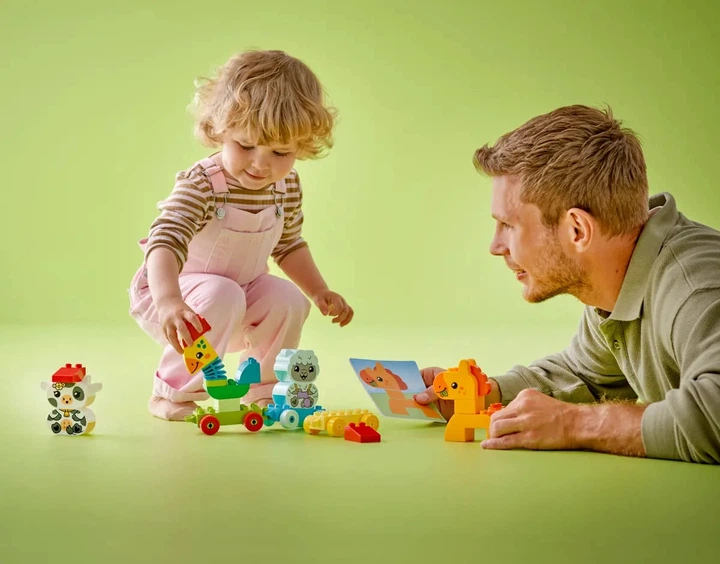 Дитячий конструктор LEGO DUPLO My First Поїзд тварин 19 шт. деталей від 1.5 років (10412) - Фото 7 Дитячий конструктор LEGO DUPLO My First Поїзд тварин 19 шт. деталей від 1.5 років (10412) - зображення 7