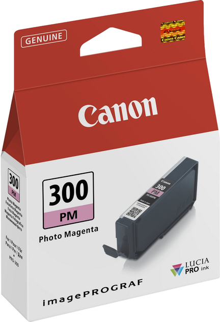 Tusz do drukarek Canon PFI-300P M 14.4 ml Magenta (4198C001) - obraz 1