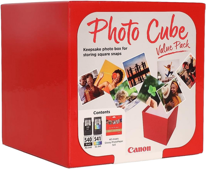 Zestaw tuszy Canon Photo Cube PG-540 CL-541 Dual pack 2 x 8 ml Black + Color (5225B012) - obraz 2