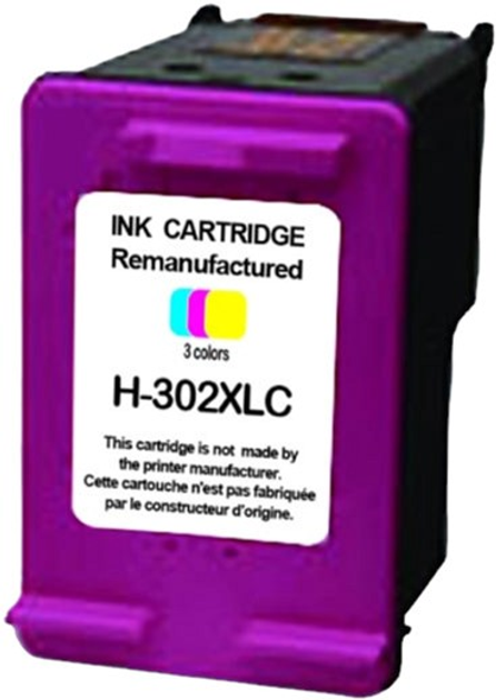 Tusz do drukarek UPrint F6U67AE do HP Color 18 ml (H-302XLC) - obraz 2