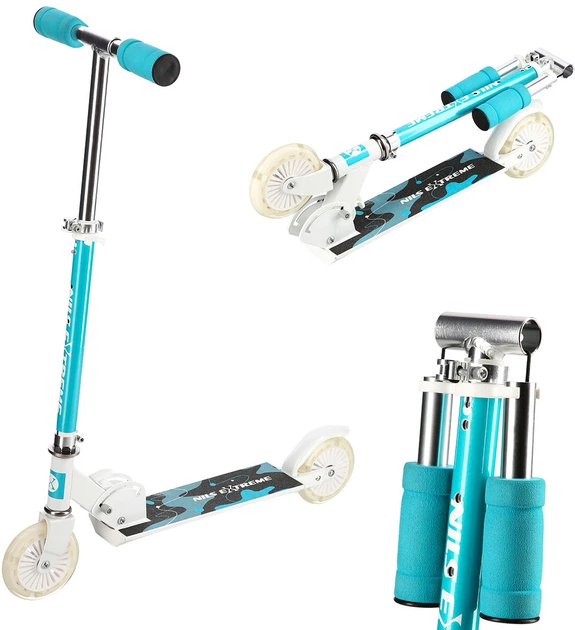 Hulajnoga dziecięca Nils Extreme HD505 miętowa (5907695597387) (955555907778201) - Outlet - obraz 2