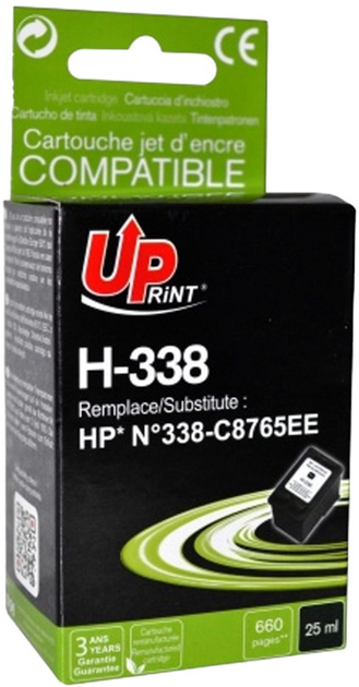 Картридж UPrint C8765EE для HP 25 мл Black (3584770880309) - зображення 1