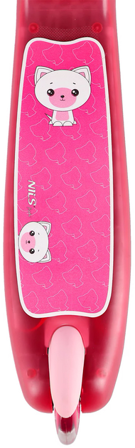 Самокат дитячий Nils Fun HLB001 Рожевий (5907695542424) - зображення 4