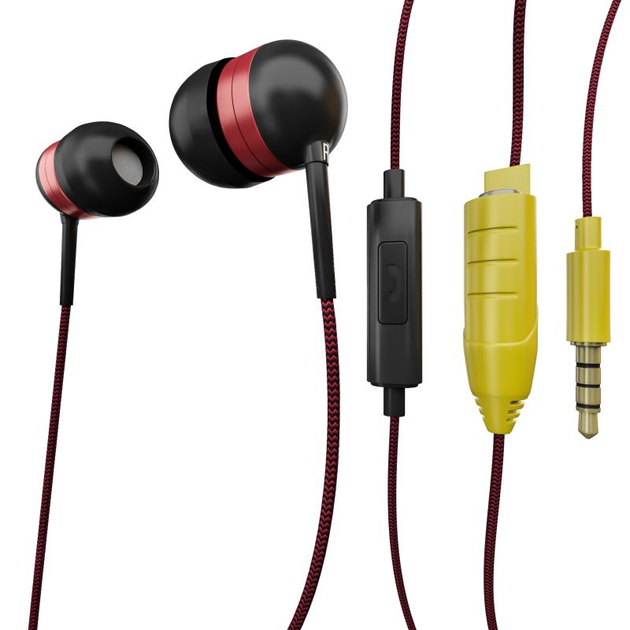 Навушники Maxell Earphones Share Red (MXSEBSR) - зображення 1