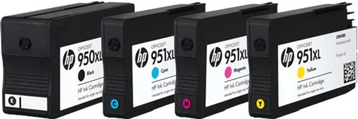 Zestaw tuszy UPrint H-950.951XL Pack do HP 80 ml + 3 x 25 ml Black + Cyan + Magenta + Yellow - obraz 2