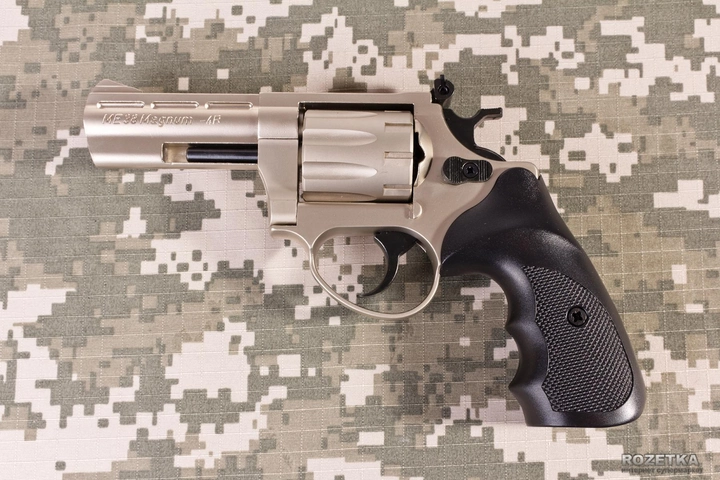 Револьвер Cuno Melcher ME 38 Magnum 4R (никель, пластик) (11950020) - изображение 2