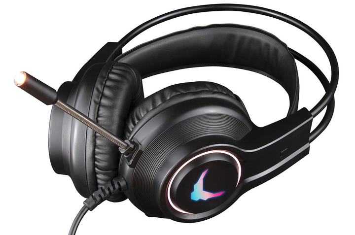 Навушники дротові ігрові VARR Gaming RGB Headset USB 3.5 Black (VH8030) - зображення 2