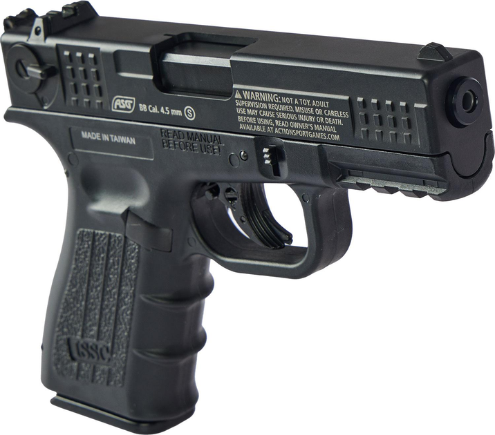 Пістолет пневматичний ASG ISSC M22 (Non Blowback) Black - зображення 2