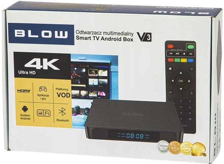 Медіаплеєр Blow Android TV Box (77-303#) - зображення 5