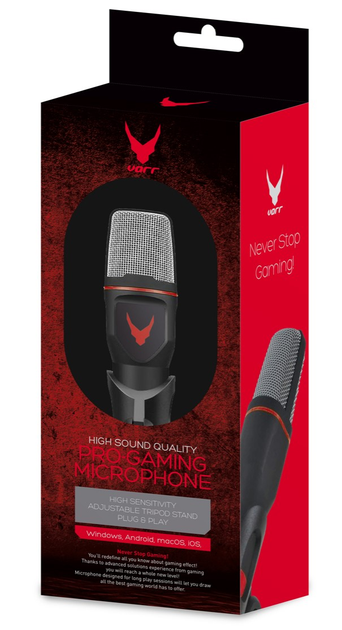 Mikrofon VARR Gaming Mini Black (VGMM) - obraz 3