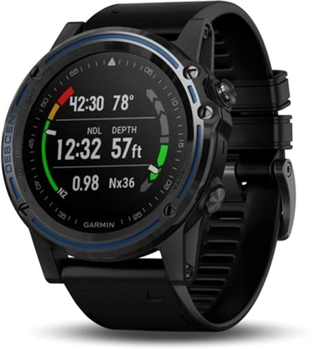 Спортивные часы Garmin Descent MK1 Dive Computer with Black Band Gray Sapphire (010-01760-12) - Фото 1 Спортивные часы Garmin Descent MK1 Dive Computer with Black Band Gray Sapphire (010-01760-12) - изображение 1