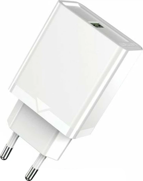 Зарядний пристрій Vention 1xUSB 18W (USB-A) QC3.0 Білий (FABW0-EU) - Фото 2 Зарядний пристрій Vention 1xUSB 18W (USB-A) QC3.0 Білий (FABW0-EU) - зображення 2