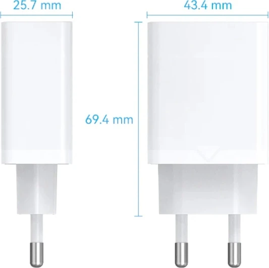 Зарядний пристрій Vention 1xUSB 18W (USB-A) QC3.0 Білий (FABW0-EU) - Фото 5 Зарядний пристрій Vention 1xUSB 18W (USB-A) QC3.0 Білий (FABW0-EU) - зображення 5