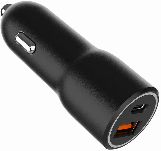 Автомобільний зарядний пристрій Gembird PD 20W USB-А + Type-C (8716309129671) - зображення 5