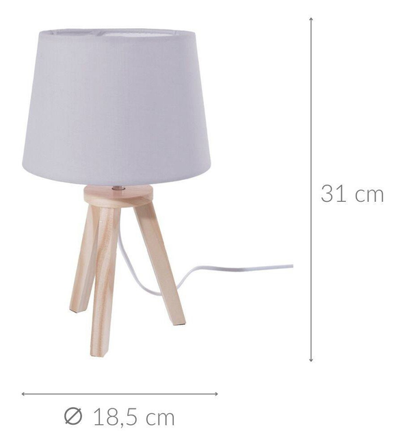 Настільна лампа-нічник Atmosphera For Kids 31 см Grey (3560234465619) - зображення 3