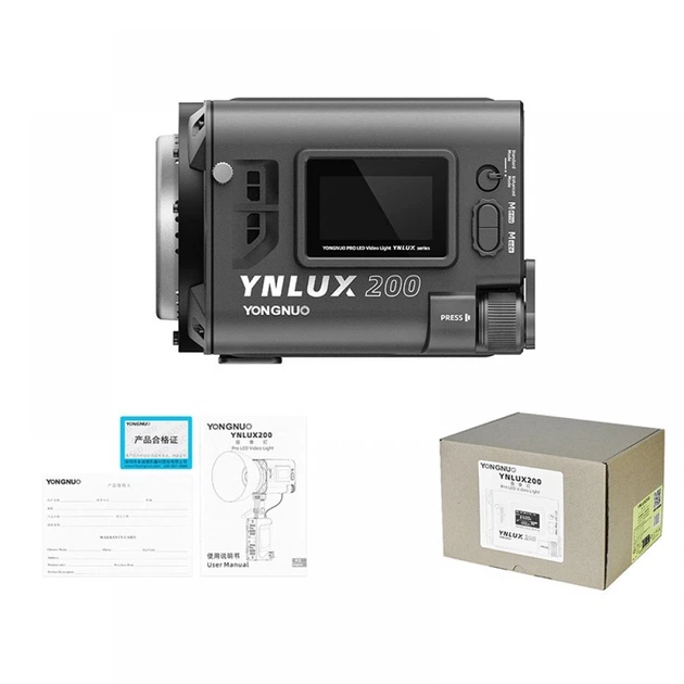 LED-світло освітлювач студійне Yongnuo YNLUX200 2700-5600K - зображення 2