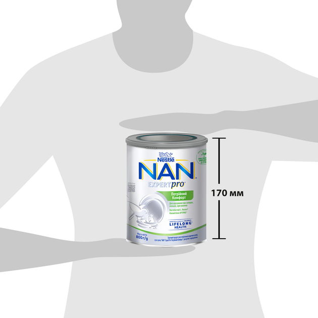 Суха суміш NAN ExpertPro Потрійний Комфорт для дітей з народження 800 г (8445291182479) - зображення 6