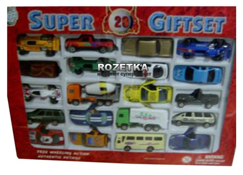 Серия Road Tough Набор машинок 20 шт Yat Ming (84020