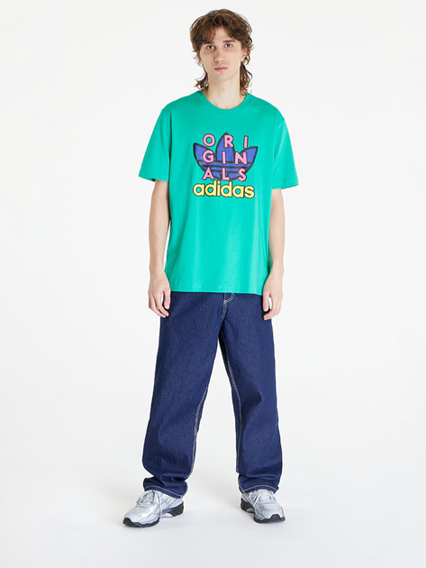 Koszulka męska bawełniana adidas Originals IS0232 L Zielona (4067887814331) - obraz 3