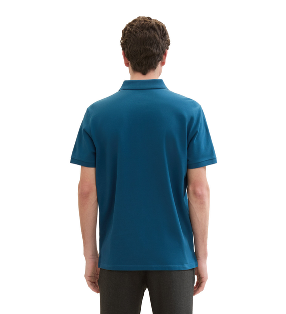 Поло Tom Tailor Basic Polo Shirt S Синій 1031006ХХ13353 - изображение 2