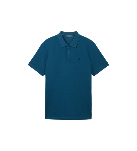 Поло Tom Tailor Basic Polo Shirt S Синій 1031006ХХ13353 - изображение 5