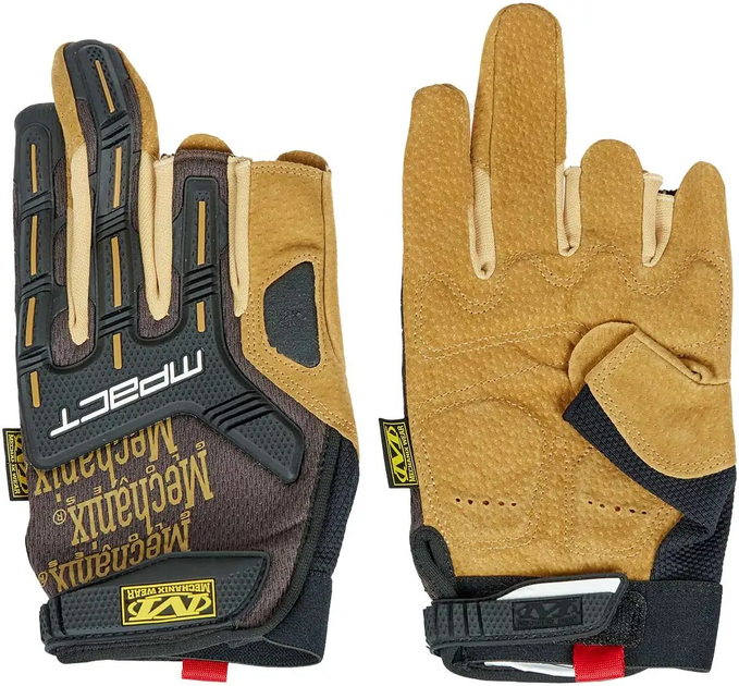 Рукавички Mechanix M-Pact Framer Leather Brown M - зображення 1