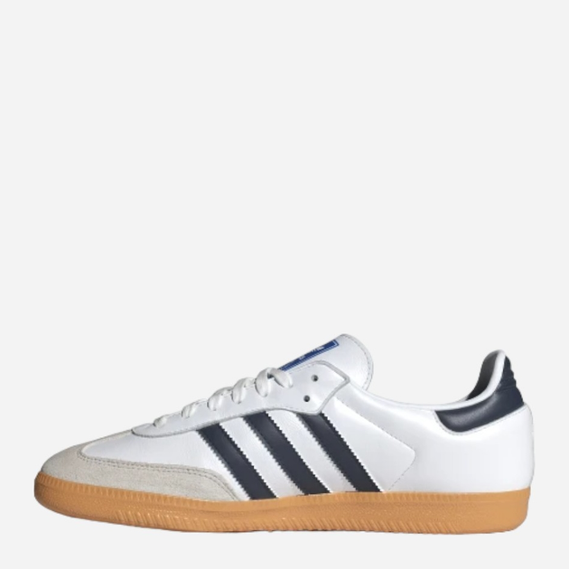 Чоловічі кеди низькі adidas Originals Samba OG IF3814 46 (11UK) Білий/Темно-синій (4066759174740) - зображення 2