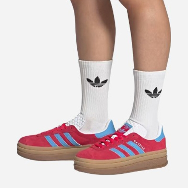 Sneakersy damskie na platformie adidas Originals Gazelle Bold W IE0421 41.5 Czerwone (4066764972805) - obraz 2