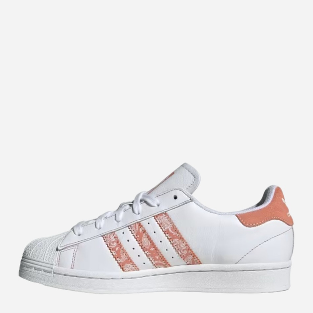 Trampki damskie do kostki adidas Originals Superstar W IE3007 37.5 (4.5UK) Biały/Brzoskwiniowy (4066765897947) - obraz 2