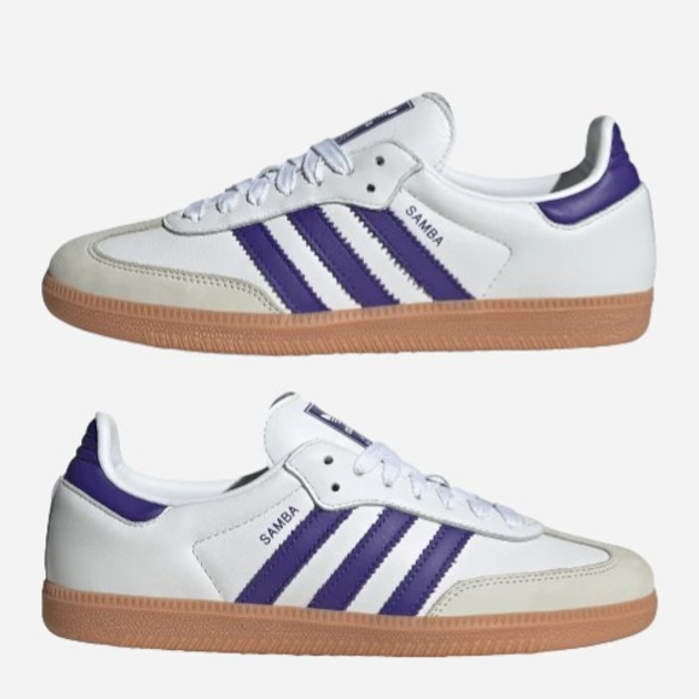 Sneakersy damskie do kostki adidas Originals Samba OG W ID8349 41.5 Białe (4066765155078) - obraz 6