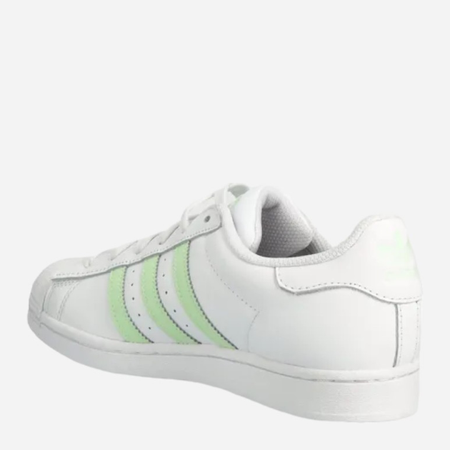 Sneakersy damskie do kostki adidas Originals Superstar W IE3005 37.5 (4.5UK) Biały/Seledynowy (4066765905604) - obraz 3