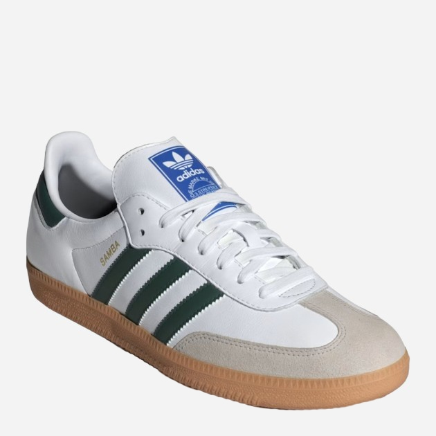 Sneakersy męskie skórzane adidas Originals Samba OG Collegiate IE3437 47.5 (12UK) Białe (4067886945500) - obraz 2