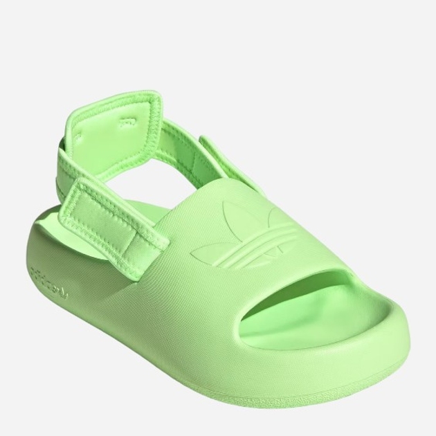 Підліткові спортивні сандалії для хлопчика adidas Originals Adifom Adilette J IG8430 23.5 (7US) Салатові (4066764189296) - зображення 2