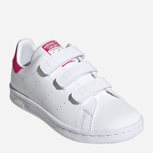 Sneakersy dla dziewczynki na rzepy adidas Originals Stan Smith CF C FX7540 30.5 (12.5KUK) Białe (4064037696434) - obraz 3