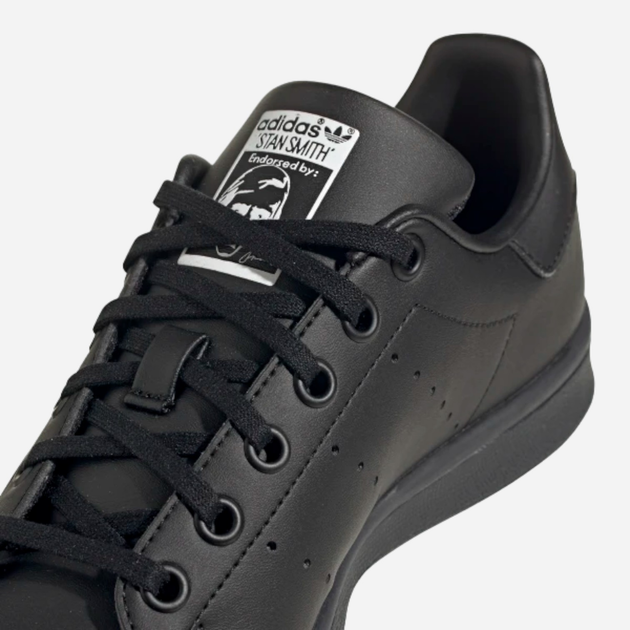 Sneakersy dziecięce dla dziewczynki adidas Originals Stan Smith J FX7523 38.5 (5.5UK) Czarne (4064037246400) - obraz 7