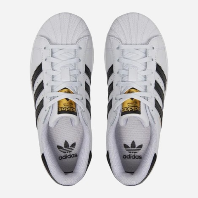 Sneakersy chłopięce adidas Originals Superstar 50 C FU7714 28 (10.5KUK) Białe z czarnym (4062056447525) - obraz 4