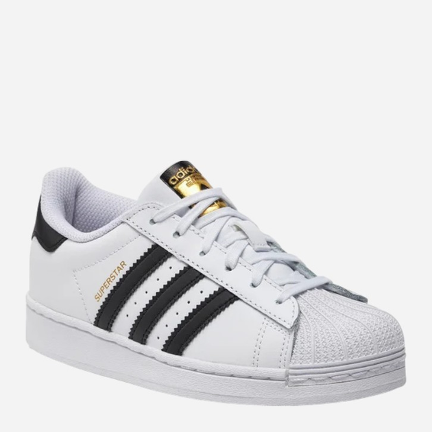 Дитячі кеди для хлопчика adidas Originals Superstar 50 C FU7714 32 (13.5KUK) Білі з чорним (4062056447501) - зображення 3
