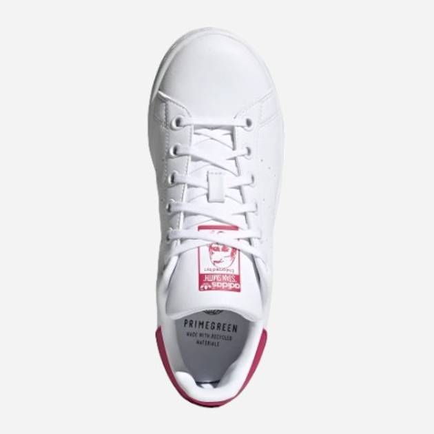 Sneakersy dziecięce dla dziewczynki adidas Originals Stan Smith J FX7522 36.5 (4UK) Białe z czerwonym (4064037252777) - obraz 5
