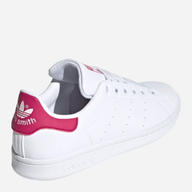 Підліткові кеди для дівчинки adidas Originals Stan Smith J FX7522 37 (4.5UK) Білі з червоним (4064037246455) - зображення 4