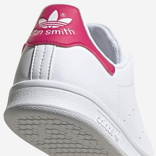 Підліткові кеди для дівчинки adidas Originals Stan Smith J FX7522 37 (4.5UK) Білі з червоним (4064037246455) - зображення 8