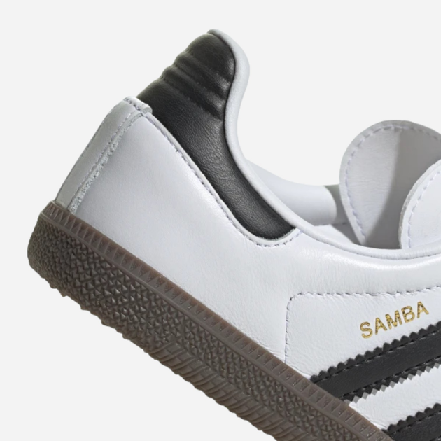 Дитячі кеди для хлопчика adidas Originals Samba OG C IE3677 28.5 (10.5KUK) Білі (4067886695498) - зображення 8