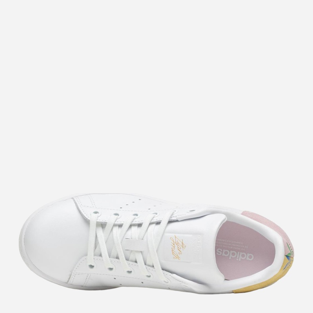 Sneakersy dziecięce dla dziewczynki adidas Originals Stan Smith J IE0356 36 (3.5UK) Białe (4066765444318) - obraz 5