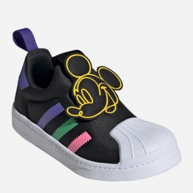 Підліткові сліпони для дівчинки adidas Originals Superstar 360 C IE0684 35 (2.5UK) Чорні (4066765045393) - зображення 3