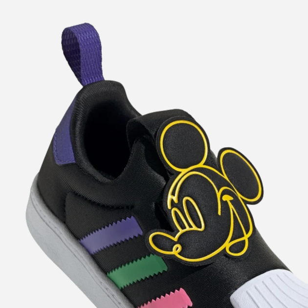 Підліткові сліпони для дівчинки adidas Originals Superstar 360 C IE0684 35 (2.5UK) Чорні (4066765045393) - зображення 7