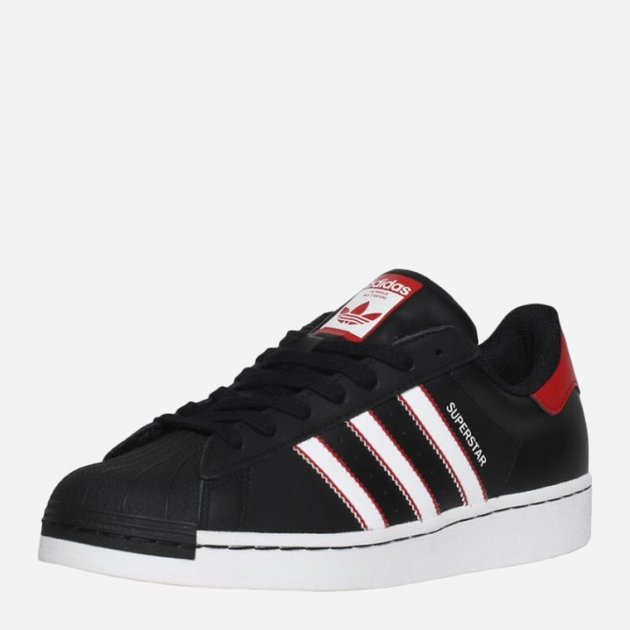 Trampki męskie ze skóry naturalnej adidas Originals Superstar IF3631 42.5 (8.5UK) Czarny/Biały (4066764429408) - obraz 2