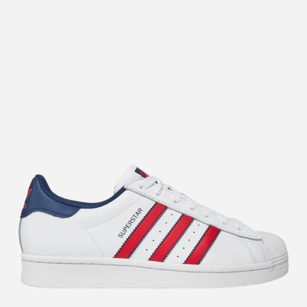 Trampki męskie ze skóry naturalnej adidas Originals Superstar IG4318 41.5 (7.5UK) Biały/Granatowy (4067886913042) - obraz 1