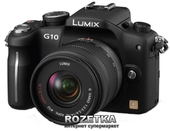 Фотоаппарат Panasonic Lumix DMC-G10 14-42mm Kit Black купить на