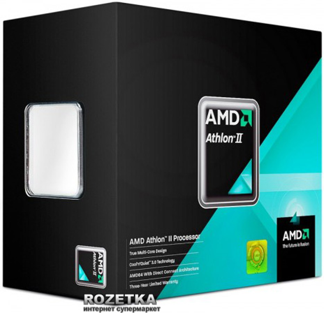 Процессор AMD Athlon II X2 250 3.0GHz/2MB/2000MHz (ADX250OCGMBOX) sAM3 ...