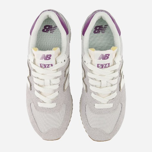 Жіночі кросівки New Balance 574 WL574 37.5 (7US) Світло-сірі (195173225999) - зображення 4