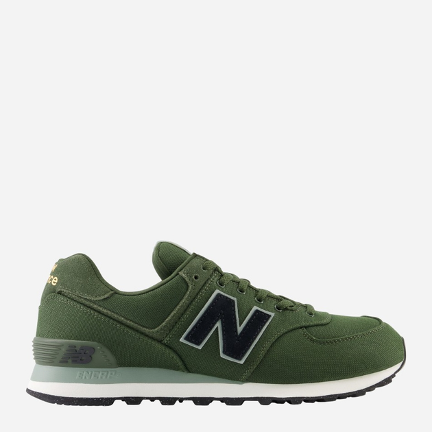 Buty sportowe męskie do kostki New Balance 574 U574 43 (9.5US) Ciemnozielone (196941379821) - obraz 1